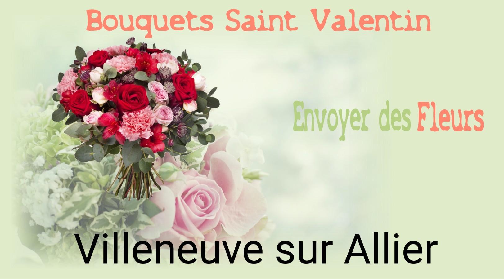 Roses de Saint-Valentin livrées à Villeneuve-sur-Allier